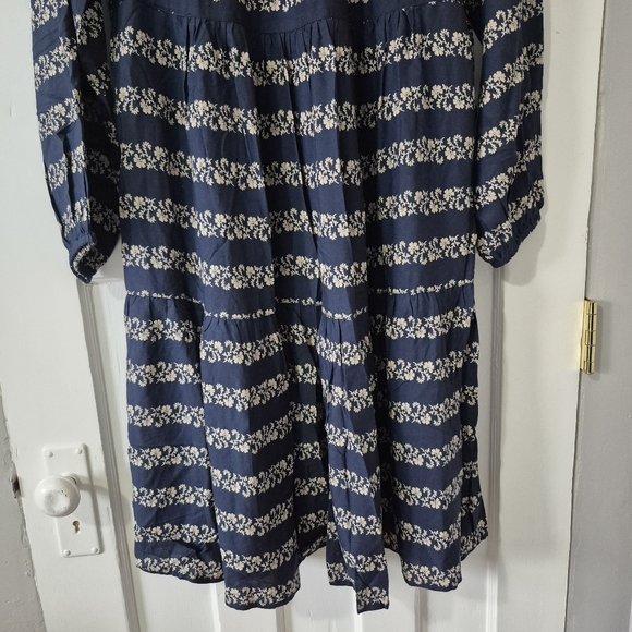 April Cornell Boho Flowerpot Midi Dress Sz XS NWOT - Picture 6 of 16